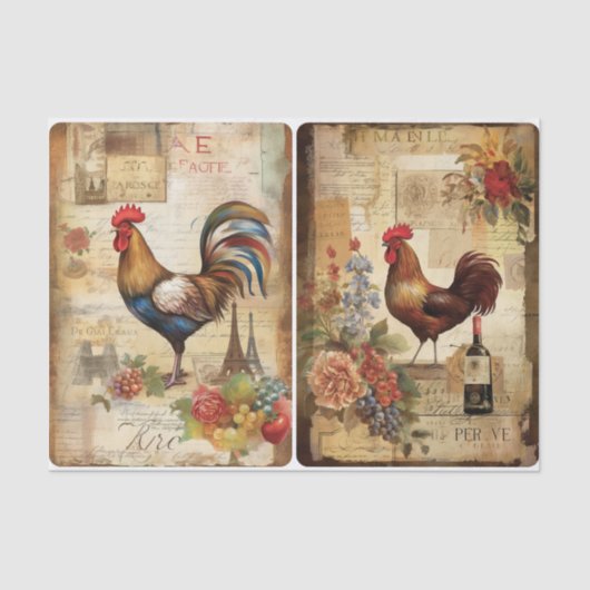 パリ旅行 薄葉紙 (正面)