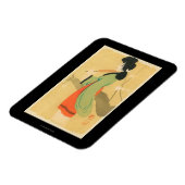 パリ日本のの女性の見解 マグネット (左側)