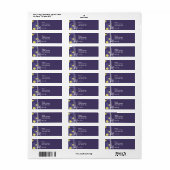 パリ星空の夜；エッフェルタワー ラベル (フルシート)