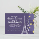 パリ星空の夜;エッフェルタワー 招待状 (スタンド正面)