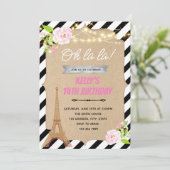 パリ春パーティの招待状 招待状 (スタンド正面)