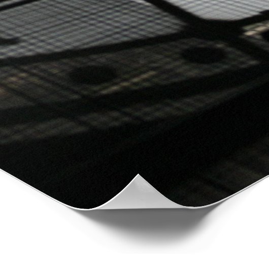 パリ時計 ポスター (角)