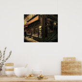 パリ書店 ポスター (キッチン)