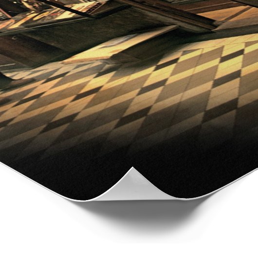 パリ書店 ポスター (角)