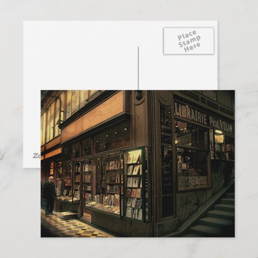 パリ書店 ポストカード (正面/裏面)