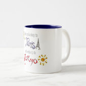 パリ東京 ツートーンマグカップ (正面右)