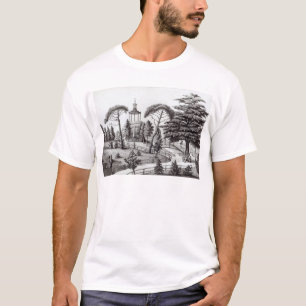 パリ植物園からの迷路 Tシャツ
