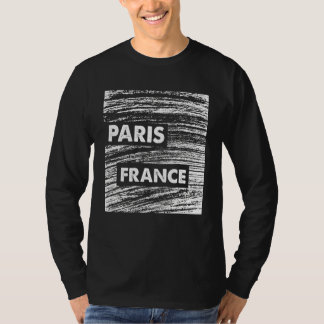 パリ楽しむスクールフランスイラストレーションファッションスタイル Tシャツ