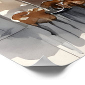 パリ水彩画 ポスター (角)