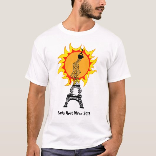 パリ熱波2019 Tシャツ (正面)