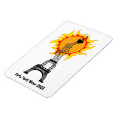 パリ熱波2022マグネット マグネット (左側)