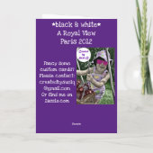 パリ王室ののビュー カード (裏面)