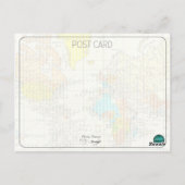 パリ白黒旅行郵便はがきの建築 ポストカード (裏面)