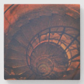 "パリ砂岩"は螺線形になります ストーンコースター (正面)