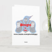 パリ祭の挨拶状 カード (裏面)