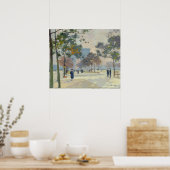 パリ秋の凱旋門 ポスター (キッチン)