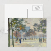 パリ秋の凱旋門 ポストカード (正面/裏面)