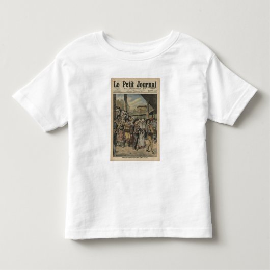 パリ結婚のブレトンの権利 トドラーTシャツ (正面)