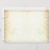 パリ結婚式招待状 招待状 (裏面)