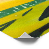 パリ絵画スのエッフェルタワー ポスター (角)