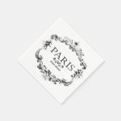 パリ花市場 スタンダードカクテルナプキン (角)