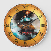 パリ表現をコンスタンチノープルに向ける ラージ壁時計 (正面)