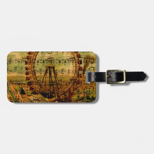 パリ観覧車 ラゲッジタグ (正面横)