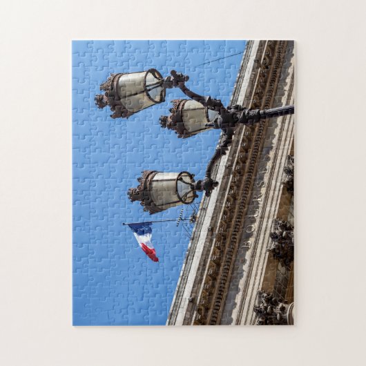 パリ証券取引所 – フランス ジグソーパズル (縦)