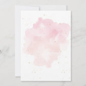 パリ誕生日パリジャンカフェティーパーティー誕生日 招待状 (裏面)