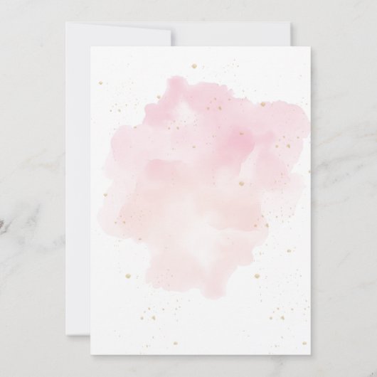 パリ誕生日パリジャンカフェティーパーティー誕生日 招待状 (裏面)