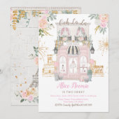 パリ誕生日 招待状 (正面/裏面)