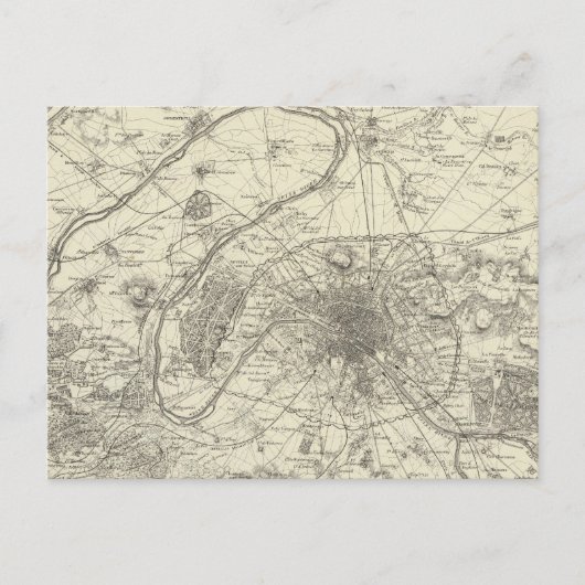 パリ近郊 ポストカード (正面)