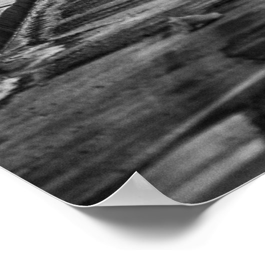 パリ通りとサクレクール – ポスター (角)