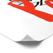 パリ通りスケッチアート ポスター (角)