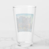 パリ通りライトアップフランスのナイトアート タンブラーグラス (裏面)