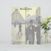 パリ通りレイニーデイバイグスタヴカイレボット レターヘッド (スタンド正面)