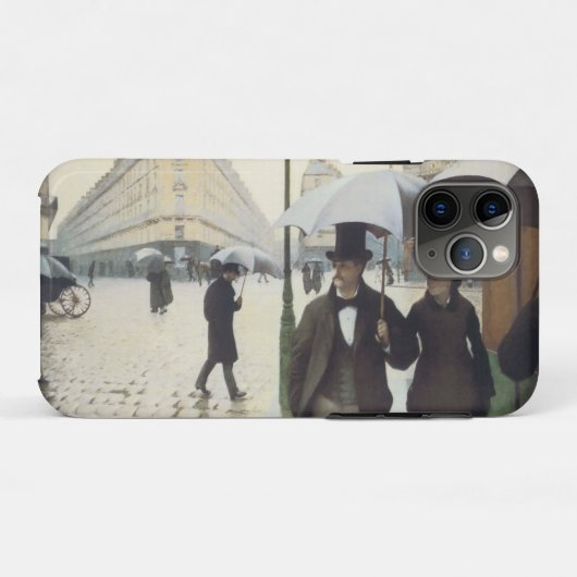 パリ通りレインデイカイルボッテ Case-Mate iPhoneケース (裏面(横))