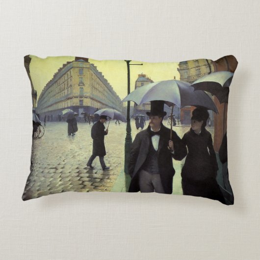 パリ通りレインデイバイグスターブカイルボッテ アクセントクッション (裏面)