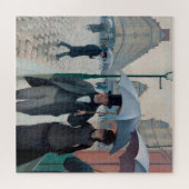 パリ通りレインデイバイグスターブカイルボッテ ジグソーパズル (横)