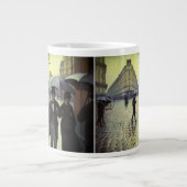 パリ通りレインデイバイグスターブカイルボッテ ジャンボコーヒーマグカップ (正面)