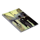 パリ通りレインデイバイグスターブカイルボッテ ノートブック (右側)