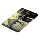 パリ通りレインデイバイグスターブカイルボッテ マグネット (左側)