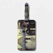 パリ通りレインデイバイグスターブカイルボッテ ラゲッジタグ (裏面縦)