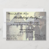 パリ通りレインデイバイグスターブカイルボッテ 招待状 (裏面)