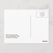 パリ通りレインデイ ポストカード (裏面)