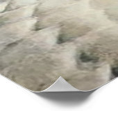 パリ通りレインデイby Caillebotte ポスター (角)