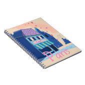 パリ通りヴィンテージ漫画 ノートブック (右側)