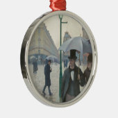 パリ通り雨日 メタルオーナメント (右)