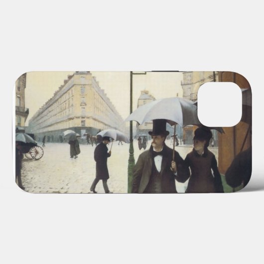 パリ通り雨日 Case-Mate iPhoneケース (裏面 (横))