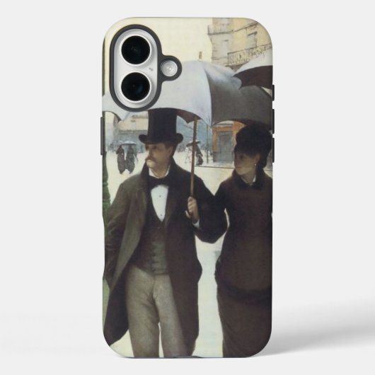 パリ通り雨日 Case-Mate iPhoneケース (裏面)